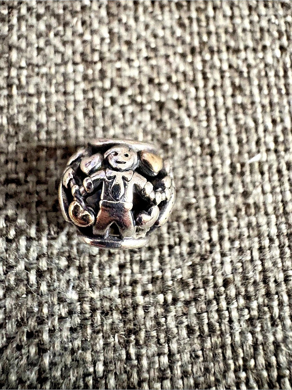 Pandora Family Forever Charm Silver & Gold